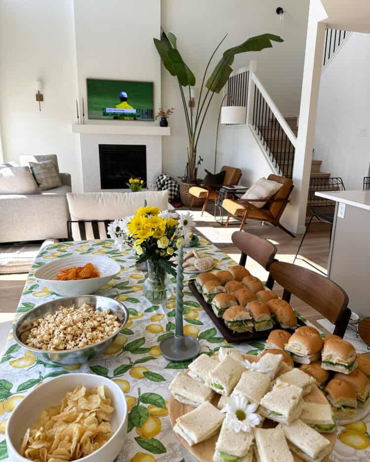 hosting a masters party