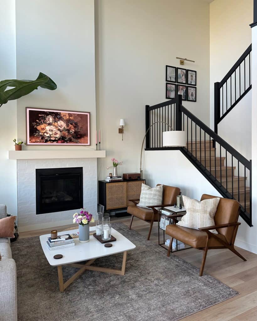 transitional living room