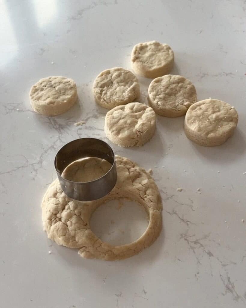 homemade biscuits for strawberry shortcake