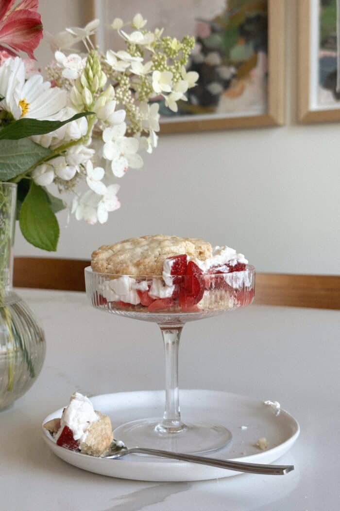 Homemade Strawberry Shortcake with Buttery Biscuits (Easy Summer Dessert)