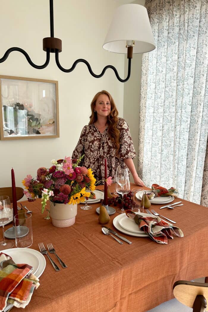 Fall Dinner Party Ideas | An Orchard-Inspired Menu and Tablescape