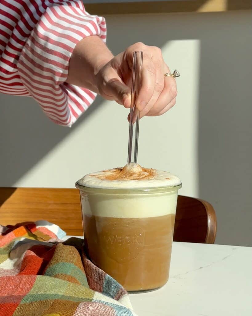 pumpkin spice cold foam